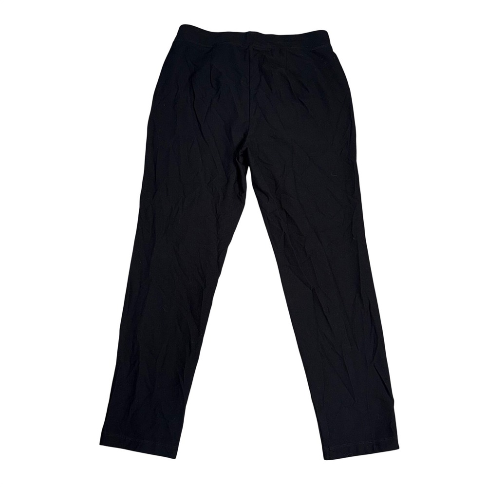 Eileen Fisher Pants Womens SP Black Excellent Stretch Jersey Straight Leg S/P